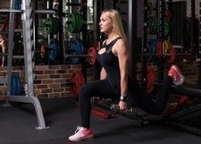 bulgarian squat glute exercise