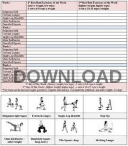 12 Week Glute Program Free PDF download home version 1