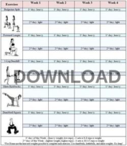 12 Week free booty building workout plans home version 2