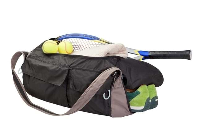 gym bag with shoe compartment